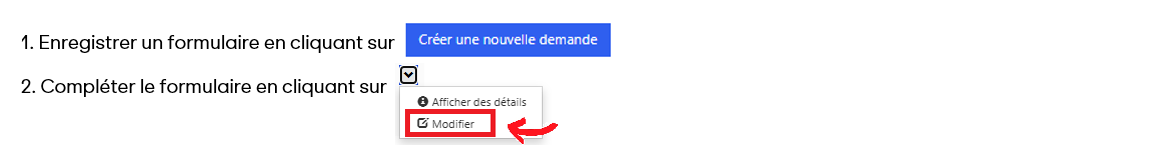 demande octrois étapes